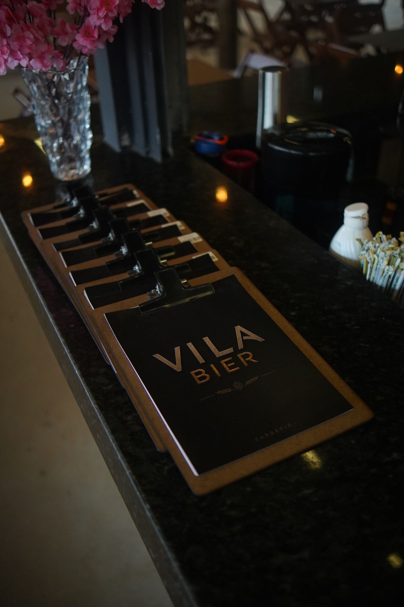 Cardápios do Vila Bier na prancheta